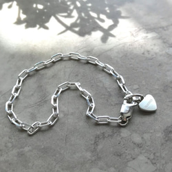 Silver925 cable chain Bracelet 第10張的照片