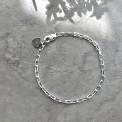 Silver925 cable chain Bracelet 第8張的照片