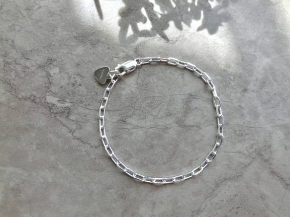 Silver925 cable chain Bracelet 第8張的照片