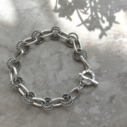 Silver925 chunky chain Bracelet 第1張的照片