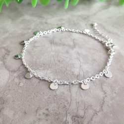 Silver925 mini coin Bracelet 第3張的照片