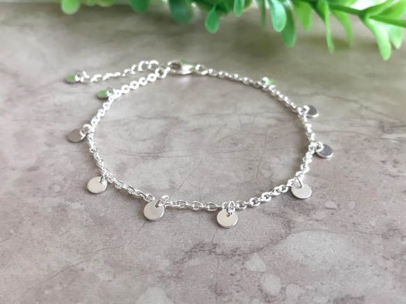 Silver925 mini coin Bracelet 第9張的照片