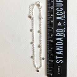 Silver925 mini coin Anklet 第4張的照片