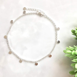 Silver925 mini coin Anklet 第6張的照片