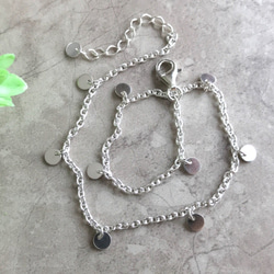 Silver925 mini coin Anklet 第7張的照片