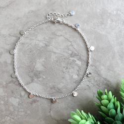 Silver925 mini coin Anklet 第10張的照片