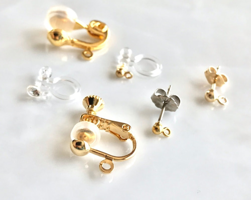 ピアス・イヤリングパーツのご案内 PARTS CLUB online ＜新商品掲載＞6/8(木)オメガクリップタイプ