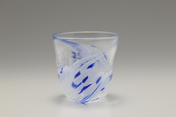 三角グラス（青×水色） 3枚目の画像