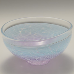 楕円鉢 (紫×水色) 1枚目の画像