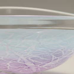 楕円鉢 (紫×水色) 2枚目の画像