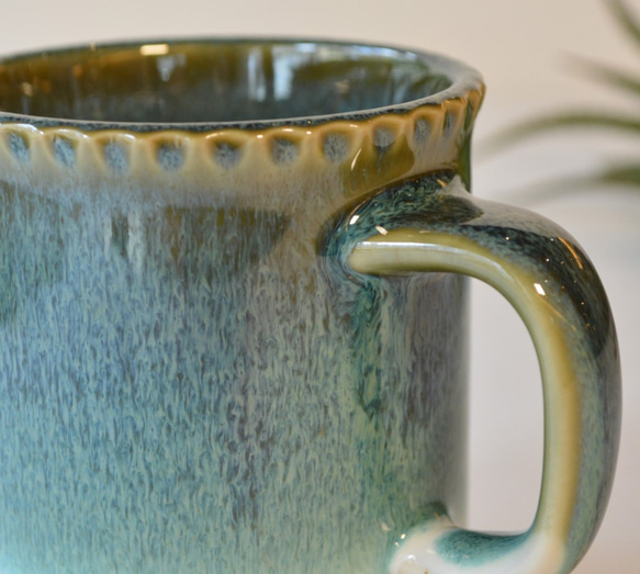 【在庫限り】Ridgeリッジ　マグカップ　グリーン　食洗機対応／0266427 2枚目の画像