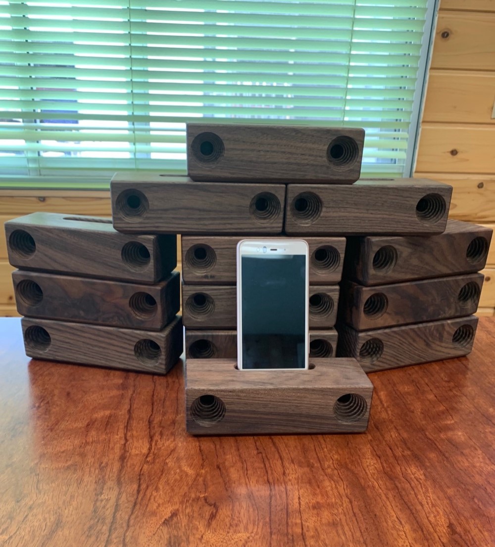 【展示用】スマホ用バックロードホーン型スピーカー