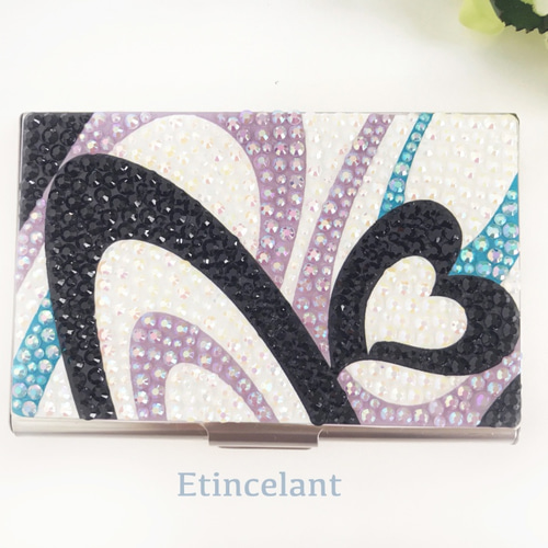 カードケースキラキラ名刺入れ スワロフスキー きらきら名刺入れ