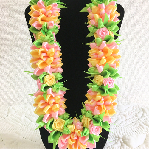 ハワイアンリボンレイ その他アクセサリー Yuna 通販 5753463｜Creema