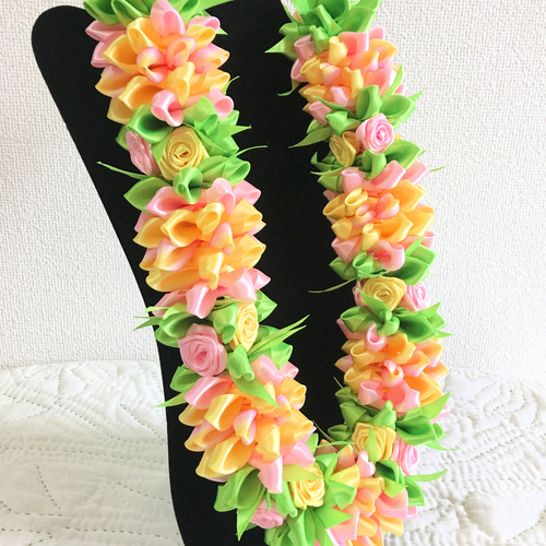 ハワイアンリボンレイ その他アクセサリー Yuna 通販 5753463｜Creema