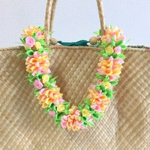 ハワイアンリボンレイ その他アクセサリー Yuna 通販 5753463｜Creema