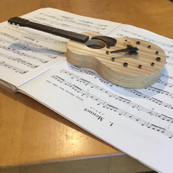 木製時計  ギター　✳︎order made 4枚目の画像