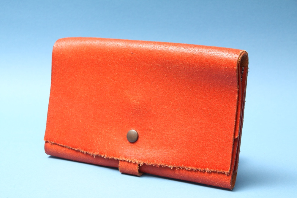 DANKE MEISTER wallet 財布　ユニセックス　レザー　ハンドメイド　ダンケマイスター レッド