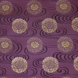 錦緞純絲觀澤水帶花冠紫 (370-AO) ☆ 寬 33 厘米 x 長 50 厘米 ☆ 可連續切割 第3張的照片