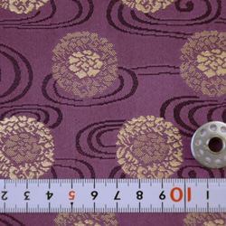 錦緞純絲觀澤水帶花冠紫 (370-AO) ☆ 寬 33 厘米 x 長 50 厘米 ☆ 可連續切割 第7張的照片