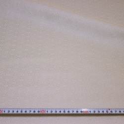 金襴 小葵文様（小） うすベージュ(無金)（6734-H1）☆生地幅約33cm×長さ50cm 4枚目の画像