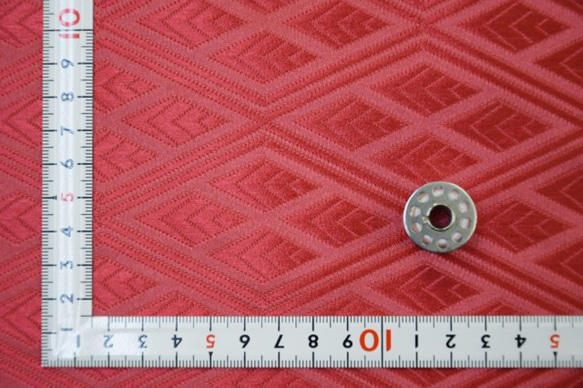 Brocade Fabric 布 Brocade Takeda Ryo（大）深粉色 ☆ 寬 36 厘米 x 長 50 厘米 ☆ 第3張的照片