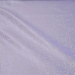 金襴 花立涌 ソフティ フジ紫/生成り 4枚目の画像