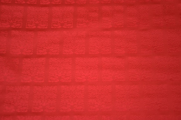 金襴 生地 桐竹鳳凰 赤（8964-2A1） 3枚目の画像