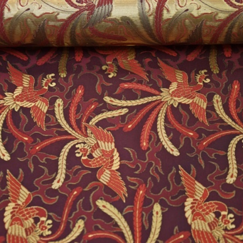 金襴 生地 布 朱雀（すざく）【四神シリーズ】（0471B-1B2） 生地