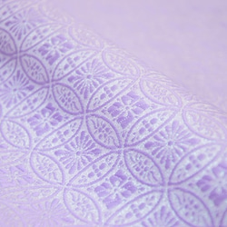 Brocade Pastel Cloisonne Hanabishi Purple / White (Hagoromo Pear 第1張的照片