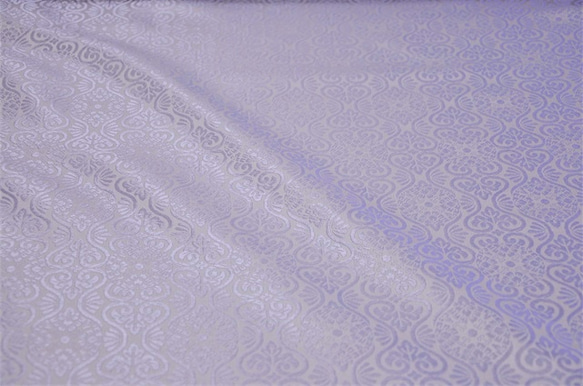 金襴 花立涌 ソフティ フジ紫/生成り（8315-30H9） 1枚目の画像