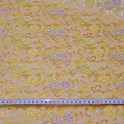 織錦麵團 Hanazakari 檸檬 (黃色) ☆ 織物寬度約 33 厘米 x 長度 50 厘米 ☆ 連續切割可能 (8494- 第4張的照片