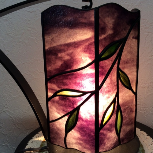 ステンドグラス和風ランプ☆彡『夜風』 スタンドライト・テーブル