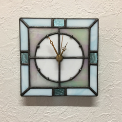 ステンドグラスパネル　住宅用　四葉のクローバー(1437) ステンドグラス・住宅用パネル 『 四葉のクローバー』A その他