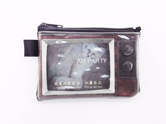 |私はPARTY AM |手作りキャンバス革財布 - セクシーなキツネ[貼り付けMaijiuブランドバッジやトラベルカード×1] 1枚目の画像