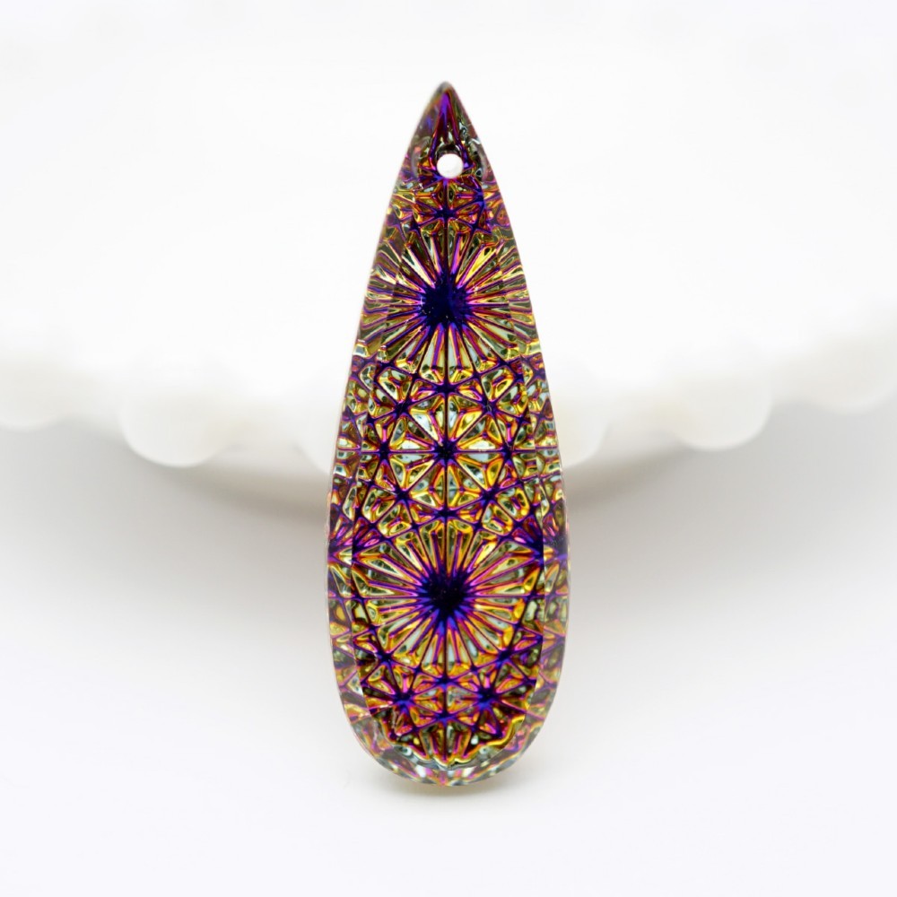 drop】ハンドメイド ガラス製ペンダント 【sunny