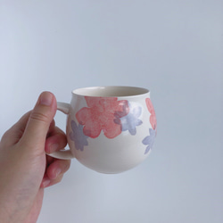 Flower(ピンク）マグカップ 5枚目の画像