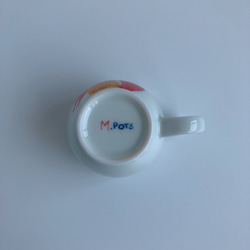 【再販】リスさん　ミニマグカップ（子供用食器） 4枚目の画像