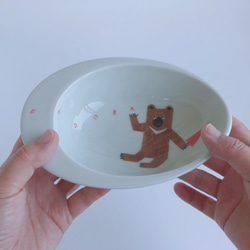 クマさん　モーニングボウル（子供用食器） 3枚目の画像