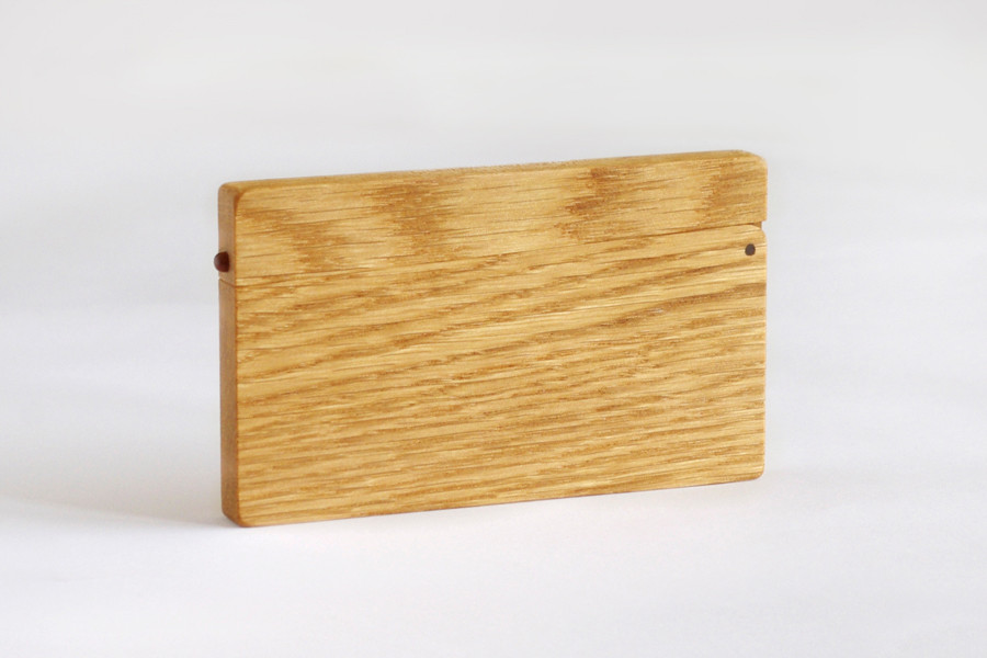 木製カードケース／磁石式／ナラ