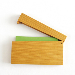 木製カードケース／磁石式／サクラ 1枚目の画像