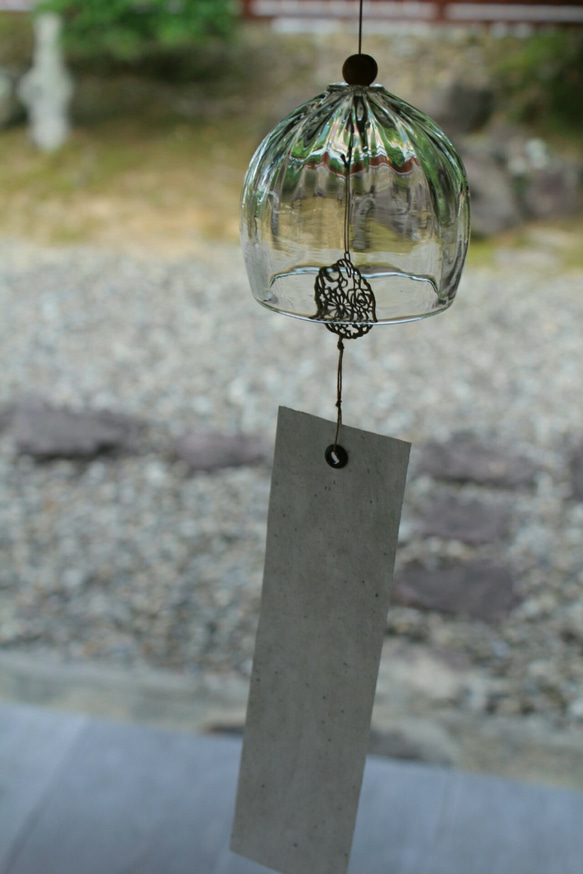 風鈴丸　うたたね森 受注生産／ガラス風鈴 海つ音（わたつね）【丸型】 風鈴 とーち