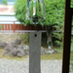 受注生産／ガラス風鈴 海つ音（わたつね）【釣鐘型】 風鈴 とー