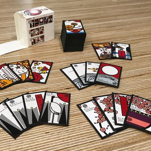 オリジナルイラストの錦花札 48枚入り その他雑貨 nishikie 通販