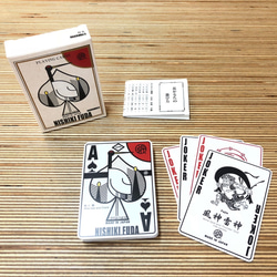 [新！塑料]可以用作紙牌，hanafuda和股票紙牌的撲克牌-撲克大小/ 56張牌 第2張的照片
