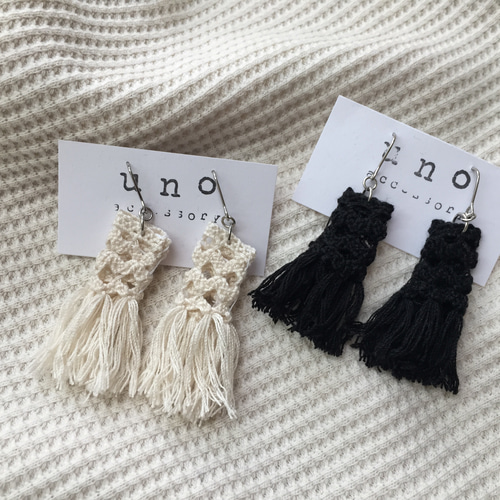 import Spain tassel ピアス・イヤリング ピアス（その他） uno