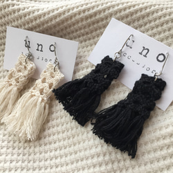 import Spain tassel ピアス・イヤリング 2枚目の画像