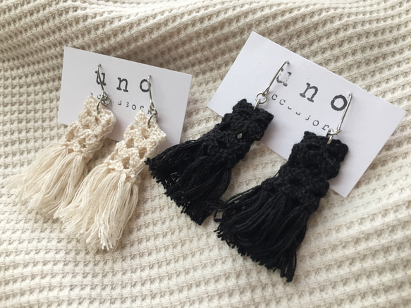 import Spain tassel ピアス・イヤリング 2枚目の画像