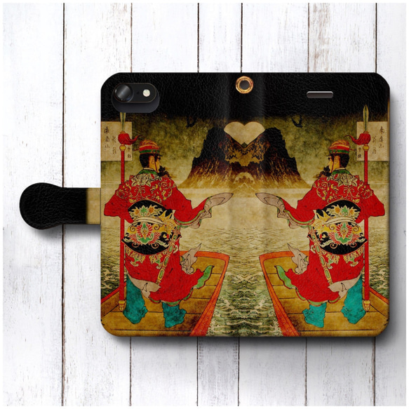 【三国志 武将 曹操】スマホケース手帳型 全機種対応 絵画 ダイアリー iPhone12mini iPhoneXR iP 1枚目の画像