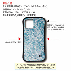 【 太陽系の月の満ち欠けの天体図 】スマホケース グリップケース 全機種対応 絵画 iPhone12 落下防止 かわいい 4枚目の画像